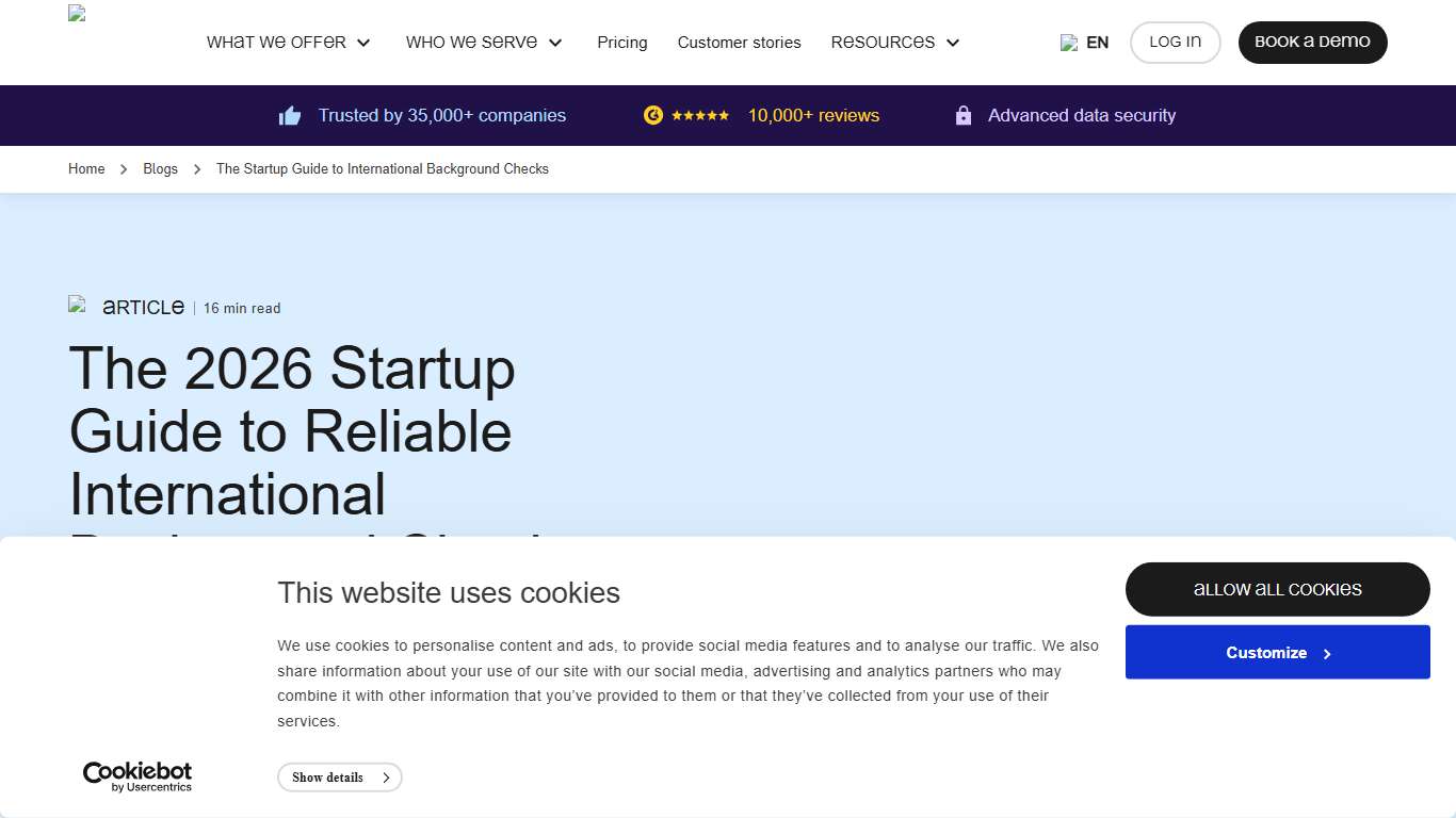 The 2026 Startup Guide to Reliable International Background Checks